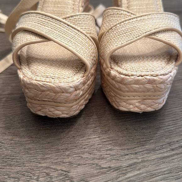 Sam Edelman VAUGHN ESPADRILLE WEDGE SANDAL size 7.5 - Picture 4 of 6
